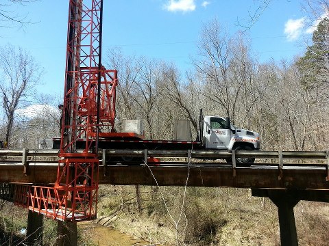 HPT 43 Under Bridge Work Platform in Hickory, NC